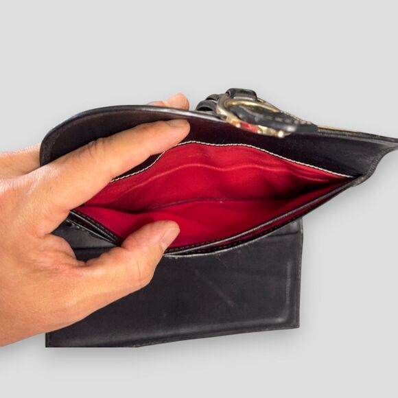 Dooney & Bourke 3 Piece Bundle - Canvas Wallet, Wristlet, & Goose Purse Charm - Picture 9 of 13